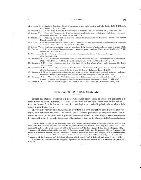 Palaeontographia Italica raccolta di monografie paleontologiche fondata da Mario Canavari nell'anno 1895