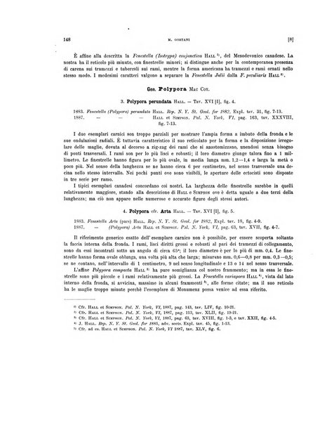 Palaeontographia Italica raccolta di monografie paleontologiche fondata da Mario Canavari nell'anno 1895