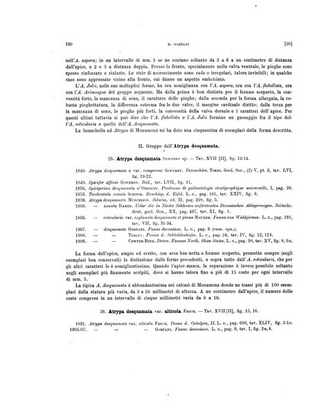 Palaeontographia Italica raccolta di monografie paleontologiche fondata da Mario Canavari nell'anno 1895