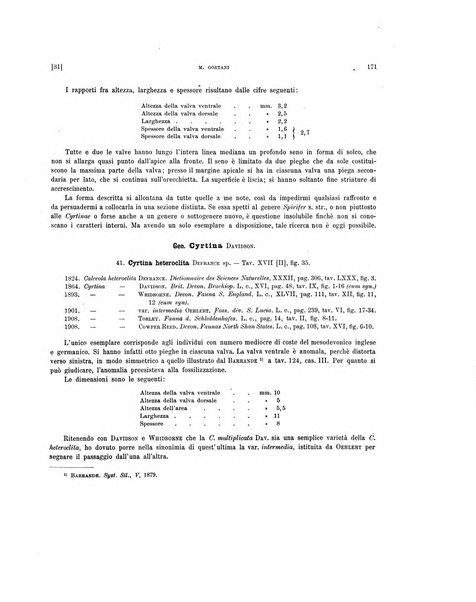 Palaeontographia Italica raccolta di monografie paleontologiche fondata da Mario Canavari nell'anno 1895