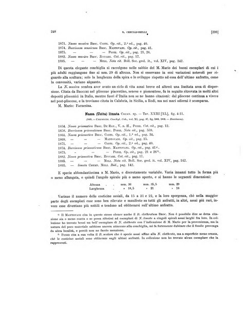 Palaeontographia Italica raccolta di monografie paleontologiche fondata da Mario Canavari nell'anno 1895