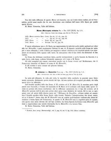 Palaeontographia Italica raccolta di monografie paleontologiche fondata da Mario Canavari nell'anno 1895