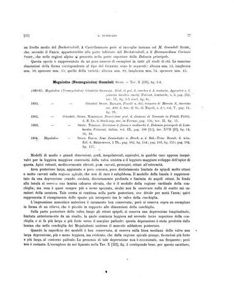 Palaeontographia Italica raccolta di monografie paleontologiche fondata da Mario Canavari nell'anno 1895