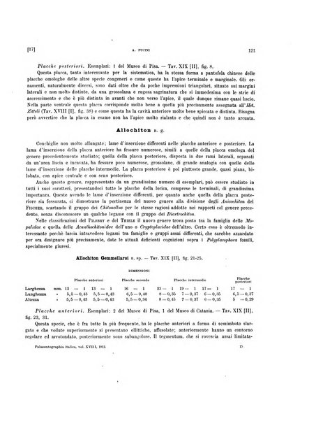 Palaeontographia Italica raccolta di monografie paleontologiche fondata da Mario Canavari nell'anno 1895