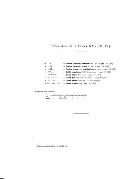 Palaeontographia Italica raccolta di monografie paleontologiche fondata da Mario Canavari nell'anno 1895