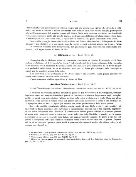 Palaeontographia Italica raccolta di monografie paleontologiche fondata da Mario Canavari nell'anno 1895