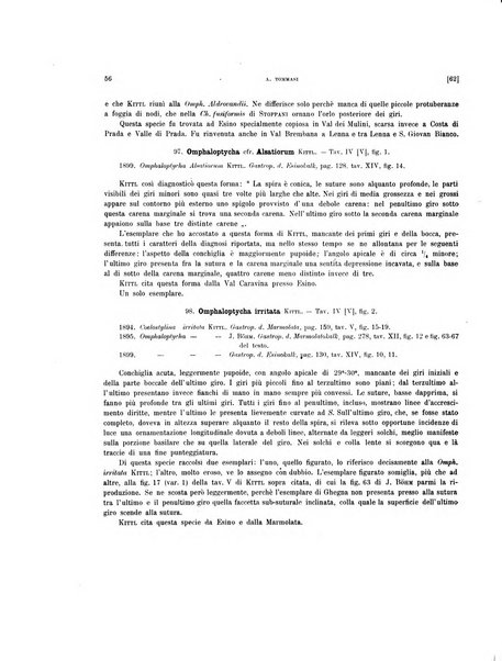 Palaeontographia Italica raccolta di monografie paleontologiche fondata da Mario Canavari nell'anno 1895