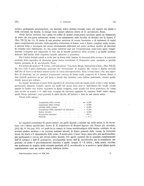 Palaeontographia Italica raccolta di monografie paleontologiche fondata da Mario Canavari nell'anno 1895