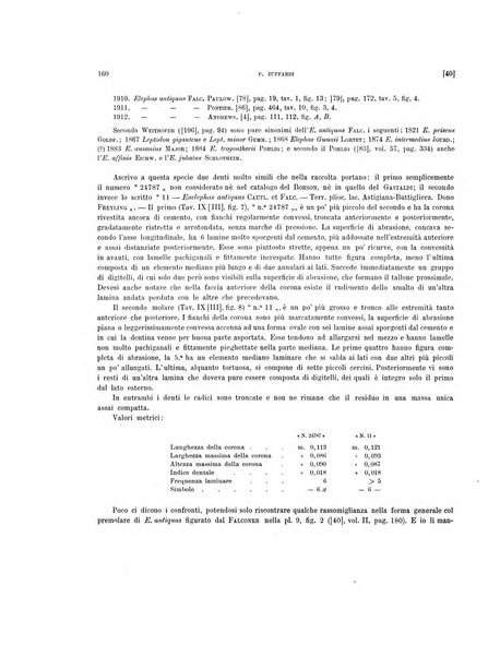 Palaeontographia Italica raccolta di monografie paleontologiche fondata da Mario Canavari nell'anno 1895