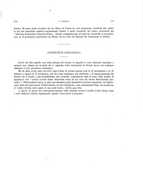 Palaeontographia Italica raccolta di monografie paleontologiche fondata da Mario Canavari nell'anno 1895