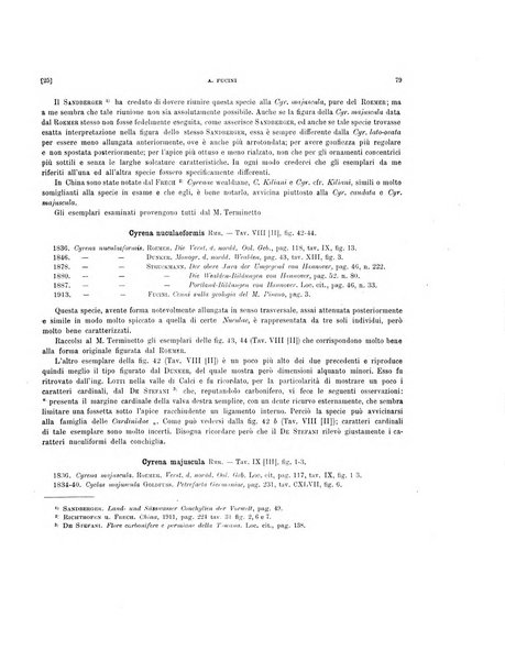 Palaeontographia Italica raccolta di monografie paleontologiche fondata da Mario Canavari nell'anno 1895