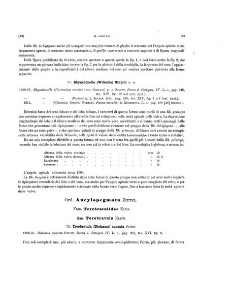 Palaeontographia Italica raccolta di monografie paleontologiche fondata da Mario Canavari nell'anno 1895