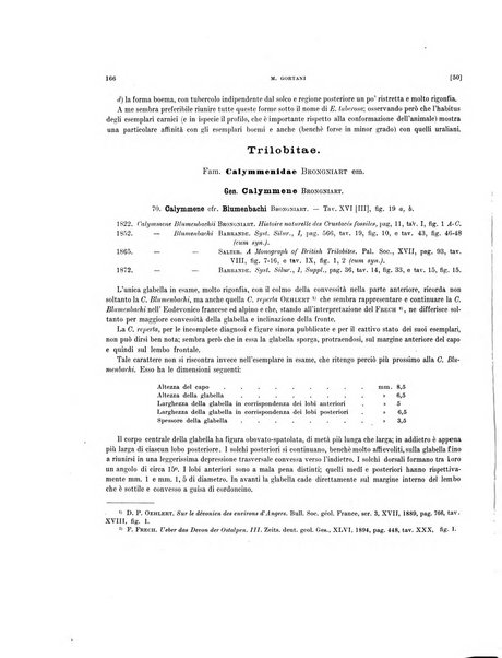 Palaeontographia Italica raccolta di monografie paleontologiche fondata da Mario Canavari nell'anno 1895