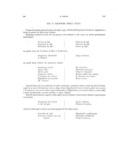 Palaeontographia Italica raccolta di monografie paleontologiche fondata da Mario Canavari nell'anno 1895