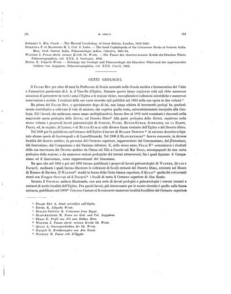 Palaeontographia Italica raccolta di monografie paleontologiche fondata da Mario Canavari nell'anno 1895