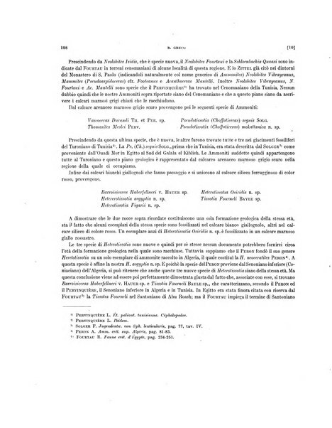 Palaeontographia Italica raccolta di monografie paleontologiche fondata da Mario Canavari nell'anno 1895