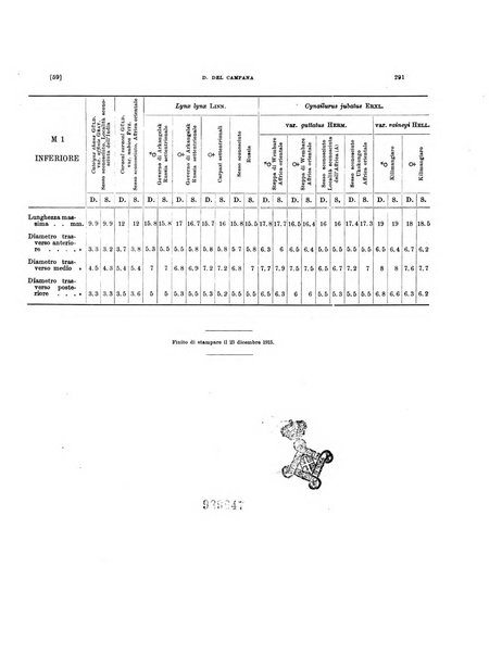 Palaeontographia Italica raccolta di monografie paleontologiche fondata da Mario Canavari nell'anno 1895