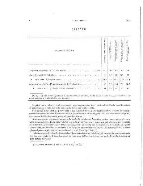 Palaeontographia Italica raccolta di monografie paleontologiche fondata da Mario Canavari nell'anno 1895