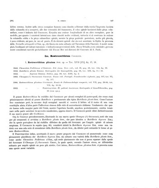 Palaeontographia Italica raccolta di monografie paleontologiche fondata da Mario Canavari nell'anno 1895