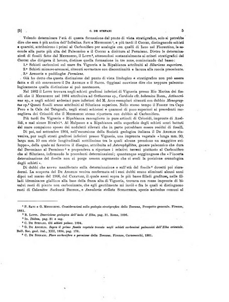 Palaeontographia Italica raccolta di monografie paleontologiche fondata da Mario Canavari nell'anno 1895