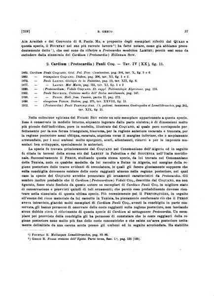 Palaeontographia Italica raccolta di monografie paleontologiche fondata da Mario Canavari nell'anno 1895