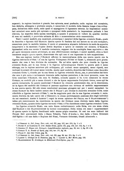 Palaeontographia Italica raccolta di monografie paleontologiche fondata da Mario Canavari nell'anno 1895