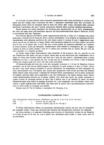 Palaeontographia Italica raccolta di monografie paleontologiche fondata da Mario Canavari nell'anno 1895