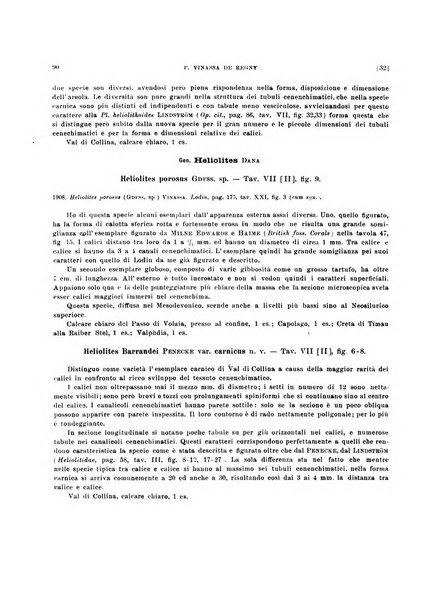 Palaeontographia Italica raccolta di monografie paleontologiche fondata da Mario Canavari nell'anno 1895