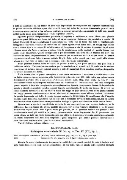 Palaeontographia Italica raccolta di monografie paleontologiche fondata da Mario Canavari nell'anno 1895