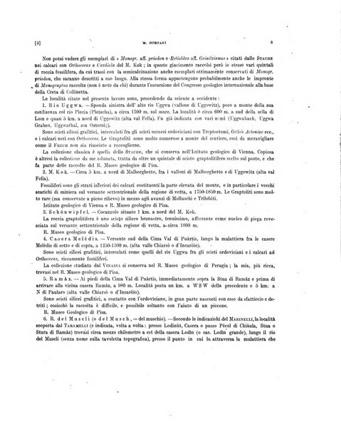 Palaeontographia Italica raccolta di monografie paleontologiche fondata da Mario Canavari nell'anno 1895