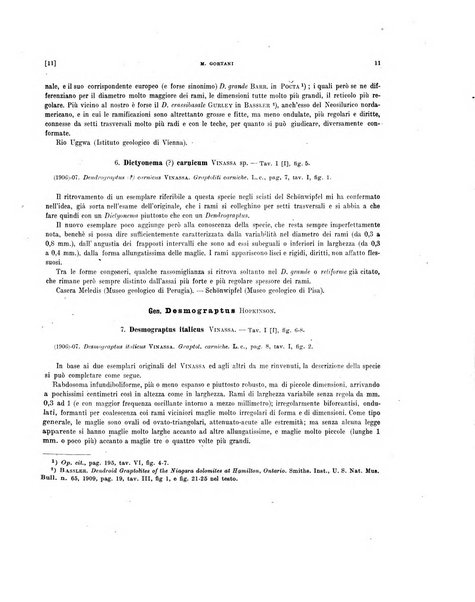 Palaeontographia Italica raccolta di monografie paleontologiche fondata da Mario Canavari nell'anno 1895