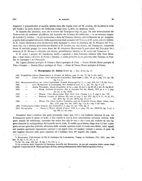 Palaeontographia Italica raccolta di monografie paleontologiche fondata da Mario Canavari nell'anno 1895