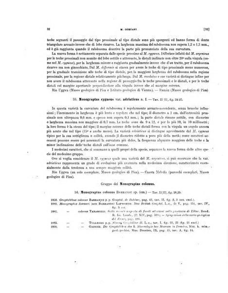 Palaeontographia Italica raccolta di monografie paleontologiche fondata da Mario Canavari nell'anno 1895