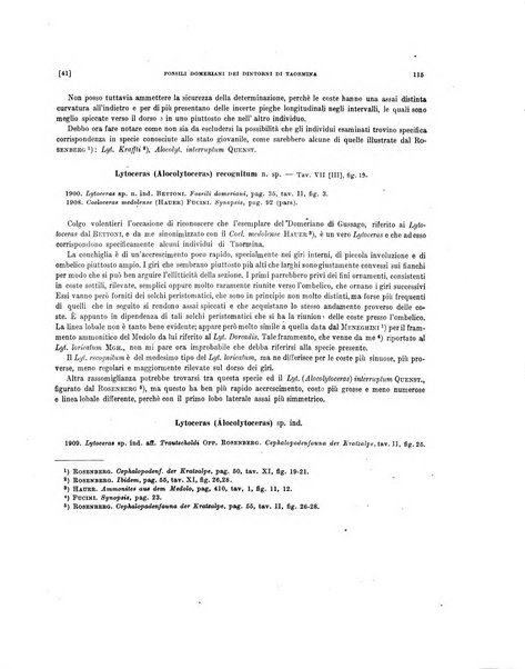 Palaeontographia Italica raccolta di monografie paleontologiche fondata da Mario Canavari nell'anno 1895