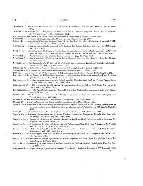 Palaeontographia Italica raccolta di monografie paleontologiche fondata da Mario Canavari nell'anno 1895