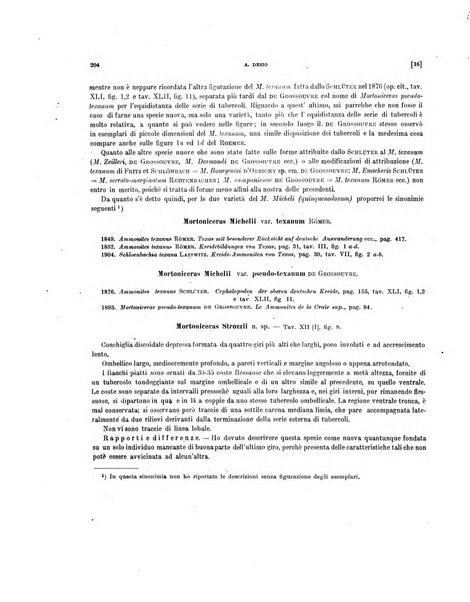 Palaeontographia Italica raccolta di monografie paleontologiche fondata da Mario Canavari nell'anno 1895