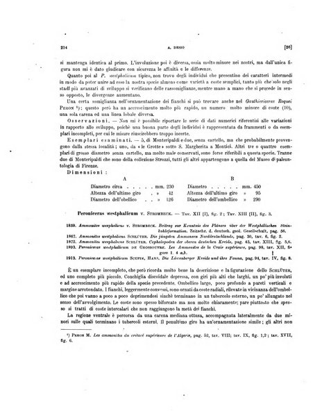 Palaeontographia Italica raccolta di monografie paleontologiche fondata da Mario Canavari nell'anno 1895