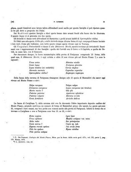 Palaeontographia Italica raccolta di monografie paleontologiche fondata da Mario Canavari nell'anno 1895