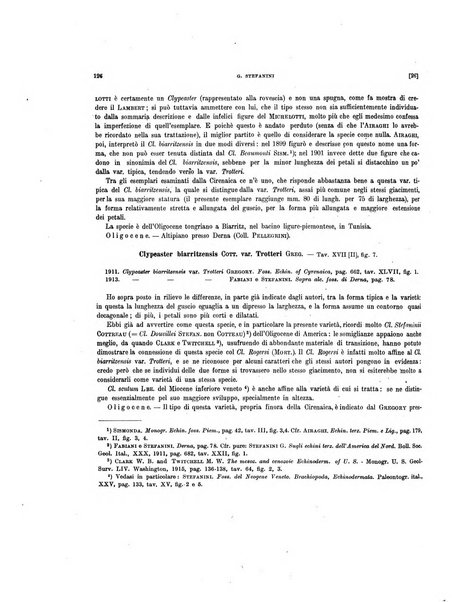 Palaeontographia Italica raccolta di monografie paleontologiche fondata da Mario Canavari nell'anno 1895