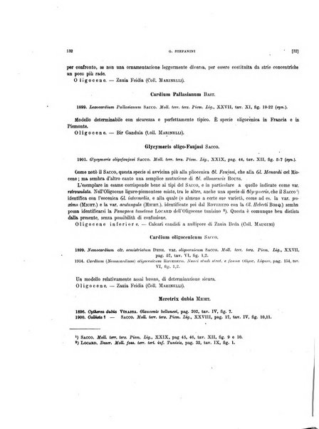 Palaeontographia Italica raccolta di monografie paleontologiche fondata da Mario Canavari nell'anno 1895