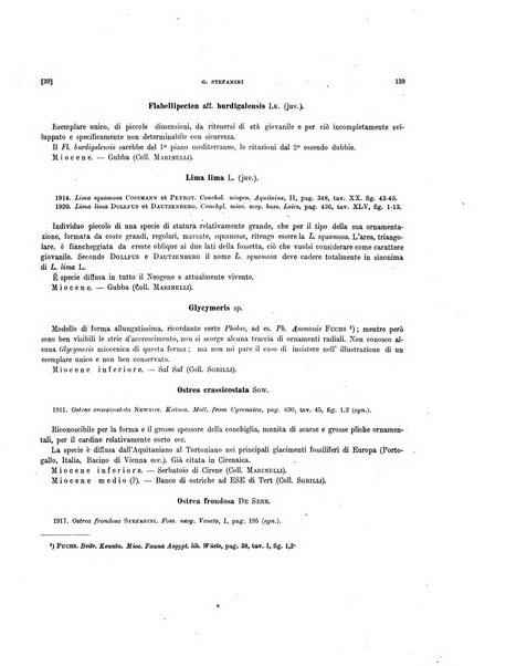 Palaeontographia Italica raccolta di monografie paleontologiche fondata da Mario Canavari nell'anno 1895