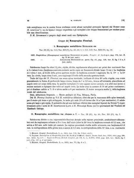 Palaeontographia Italica raccolta di monografie paleontologiche fondata da Mario Canavari nell'anno 1895