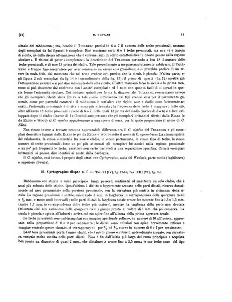 Palaeontographia Italica raccolta di monografie paleontologiche fondata da Mario Canavari nell'anno 1895