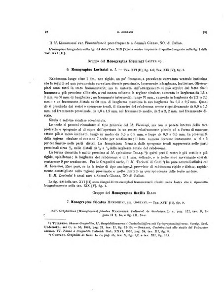 Palaeontographia Italica raccolta di monografie paleontologiche fondata da Mario Canavari nell'anno 1895