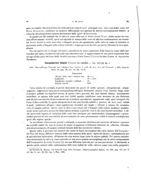 Palaeontographia Italica raccolta di monografie paleontologiche fondata da Mario Canavari nell'anno 1895