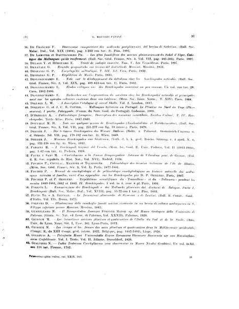 Palaeontographia Italica raccolta di monografie paleontologiche fondata da Mario Canavari nell'anno 1895