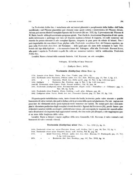 Palaeontographia Italica raccolta di monografie paleontologiche fondata da Mario Canavari nell'anno 1895