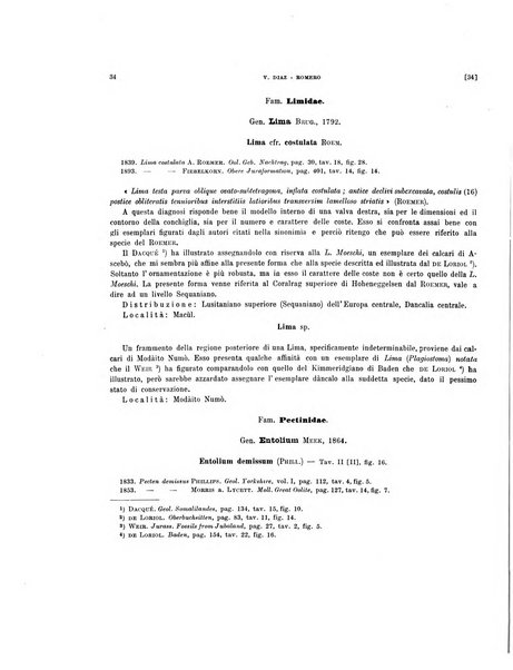 Palaeontographia Italica raccolta di monografie paleontologiche fondata da Mario Canavari nell'anno 1895