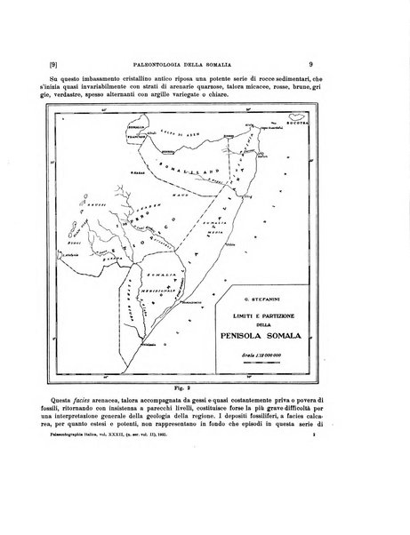 Palaeontographia Italica raccolta di monografie paleontologiche fondata da Mario Canavari nell'anno 1895