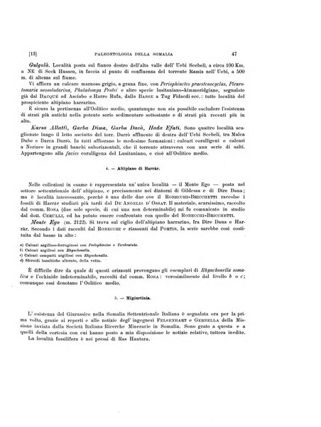 Palaeontographia Italica raccolta di monografie paleontologiche fondata da Mario Canavari nell'anno 1895